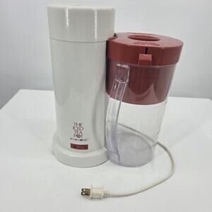 The Original Iced Tea Pot Maker by Mr. Coffee Model TM1 Red 2 Qt Works